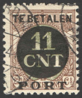 Nederland 1924 Postpakket-verrekenzegel 1B Gestempeld/used Tanding/Perforation 11 1/2 X 11 - Otros & Sin Clasificación