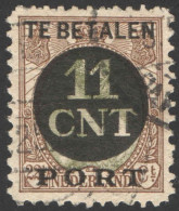 Nederland 1924 Postpakket-verrekenzegel 1B Gestempeld/used Tanding/Perforation 11 1/2 X 11 - Andere & Zonder Classificatie