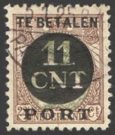 Nederland 1924 Postpakket-verrekenzegel 1C Gestempeld/used Tanding/Perforation 11 1/2 - Altri & Non Classificati