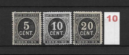 LOTE 2238 A /// (C045) ESPAÑA 1898  EDIFIL Nº: 236+237+239 NSG  ¡¡¡ OFERTA - LIQUIDATION - JE LIQUIDE !!! - Unused Stamps