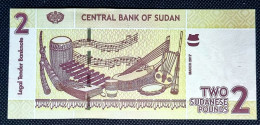 SUDAN 2 LIBRAS 2017 SC / UNC P-71c - Soudan