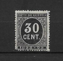 LOTE 2238 A /// (C015) ESPAÑA 1898  30 CTMOS NO CATALOGADO USADO   ¡¡¡ OFERTA - LIQUIDATION - JE LIQUIDE !!! - Usados