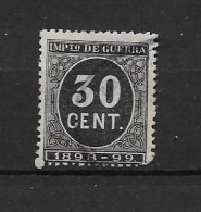 LOTE 2238 A /// (C015) ESPAÑA 1898  30 CTMOS NO CATALOGADO USADO   ¡¡¡ OFERTA - LIQUIDATION - JE LIQUIDE !!! - Usados