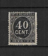 LOTE 2238 A /// (C015) ESPAÑA 1898  40 CTMOS NO CATALOGADO USADO   ¡¡¡ OFERTA - LIQUIDATION - JE LIQUIDE !!! - Usados