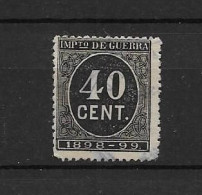 LOTE 2238 A /// (C015) ESPAÑA 1898  40 CTMOS NO CATALOGADO USADO   ¡¡¡ OFERTA - LIQUIDATION - JE LIQUIDE !!! - Usados