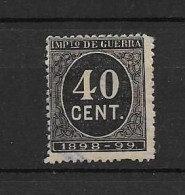 LOTE 2238 A /// (C015) ESPAÑA 1898  40 CTMOS NO CATALOGADO USADO   ¡¡¡ OFERTA - LIQUIDATION - JE LIQUIDE !!! - Usados