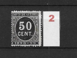 LOTE 2238 A /// (C015) ESPAÑA 1898  50 CTMOS NO CATALOGADO NSG   ¡¡¡ OFERTA - LIQUIDATION - JE LIQUIDE !!! - Nuevos