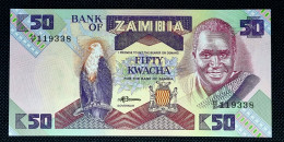 ZAMBIA 50 KWACHA 1986 SC / UNC . P-28a - Zambie