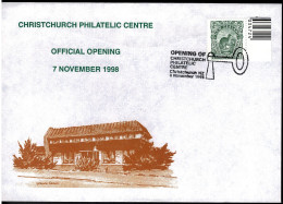 New Zealand 1998 Christchurch Philatelic Centre Opening Commemorative Cover - Lettres & Documents