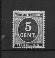 LOTE 2238 A /// (C015) ESPAÑA 1898   EDIFIL Nº: 236 NSG   ¡¡¡ OFERTA - LIQUIDATION - JE LIQUIDE !!! - Neufs