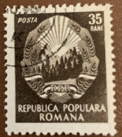 Romania 1952 Coat Of Arms 35b - Used - Fiscale Zegels