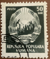 Romania 1952 Coat Of Arms 50b - Used - Fiscaux