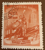 Romania 1952 Month Of Romanian Soviet Friendship 55b - Used - Revenue Stamps