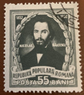 Romania 1952 The 100th Anniversary Death Nicolae Balcescu 55b - Used - Revenue Stamps