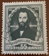 Romania 1952 The 100th Anniversary Death Nicolae Balcescu 55b - Used - Fiscaux