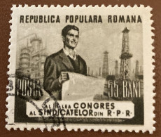 Romania 1953 The 3rd Congress Of The National Trade Union 55b - Used - Steuermarken