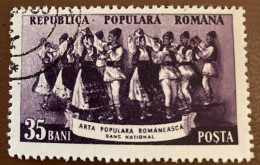 Romania 1953 Romanian Folk Art 35b - Used - Steuermarken