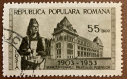 Romania 1953 The 50th Anniversary Of The General Post Building, Bucharest 55b - Used - Steuermarken