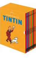 ADVENTURES OF TINTIN LIMITED EDITION 23 BOOKS IN A HARD BOND CASE HARD TO FIND - Lotti E Collezioni