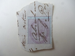 GREAT BRITAIN REVENUE QV ONE PENNY ON PAPER - Fiscale Zegels