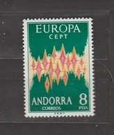 Andorre Espagnole  Europa 1972  N° 64A  Neuf X X - 1972