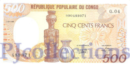 CONGO REPUBLIC 500 FRANCS 1991 PICK 8d UNC - Republiek Congo (Congo-Brazzaville)