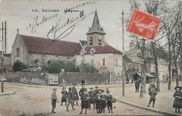 BEZONS - L'Eglise - Carte Colorisée - Bezons