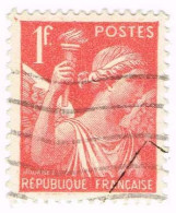 France, N° 433 Obl. - Type Iris - 1939-44 Iris