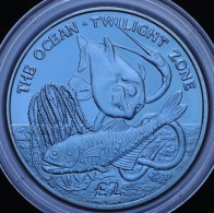2 Pounds 2016 Ocean - Twilight Zone,(45) South Georgia And South Sandwich Islands Titan - Falkland Islands