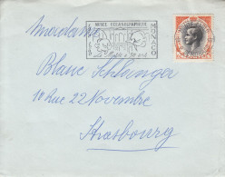 .Env.  Affr.  MONACO 544  Obl.  MONTE- CARLO Du 13 .8. 1966 Adressée à STRASBOURG - Covers & Documents