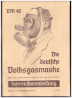 Dt- Reich (022104) VM 40, Die Deutsche Volksgasmaske Gebrauchsanweisung - Altri Disegni