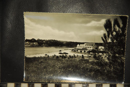 CP, 56,  LE BAS POULDU EN GUIDEL -- VUE SUR LA LAITA - " L'AUBERGE " - ET LA PLAGE - Guidel