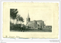 Bernissart ( Eglise) Oblit. 1937 + Griffe Bernissart ( Timbre Manquant) - Bernissart