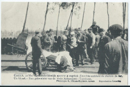 Kontich - Contich - Schrikkelijk Spoorweg Ongeluk - Een Gekwetste Van De Trein Antwerpen - Turnhout - 21 Mai 1908 - Kontich