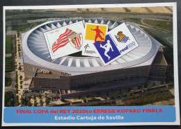 Tarjeta Prepago: Final Copa Rey 2020 De Fútbol En La Cartuja (Sevilla) Entre Athletic Y Real Sociedad - Plaatfouten & Curiosa