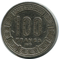 100 FRANCS 1975 CAMERÚN CAMEROON Moneda #AP854.E - Camerún