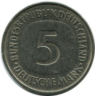 5 DM 1975 F BRD ALEMANIA Moneda GERMANY #AZ483.E - 5 Marcos