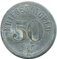 BAVARIA 50 PFENNIG 1917 Fürth In Bayern Notgeld German States #DE10514.6.E - 50 Pfennig