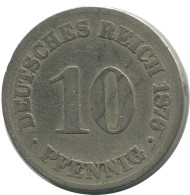 10 PFENNIG 1976 C BRD ALEMANIA Moneda GERMANY #AD501.9.E - 10 Pfennig
