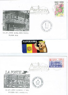 Change Cambio  Sede La Poste En ANDORRE (2 Sobres Enveloppes) PREMIER JOUR - Other & Unclassified