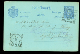 NEDERLANDS-INDIE HANDGESCHREVEN  BRIEFKAART Uit 1897 Van SEMARANG Naar DJOKDJAKARTA (9959p) - Indes Néerlandaises