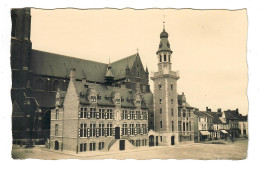 Eeklo  FOTOKAART Zicht Op Stadhuis En Markt - Eeklo