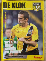 Programme NAC Breda - PSV Eindhoven - 29.9.2007 - KNVB Eredivisie - Holland - Programm - Football - Csaba Feher - Libros