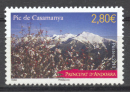 Andorra, French, 2010, Pic De Casamanya, Mountains, Landscape, MNH, Michel 710 - Ongebruikt