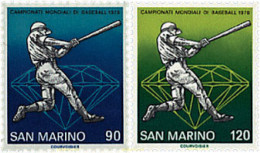 70323 MNH SAN MARINO 1978 CAMPEONATO MUNDIAL DE BEISBOL - Gebraucht