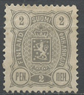 Finlande - Finnland - Finland 1889-95 Y&T N°28A - Michel N°27A Nsg - 2p Lion Héraldique - Nuovi