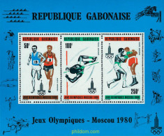 72950 MNH GABON 1980 22 JUEGOS OLIMPICOS VERANO MOSCU 1980 - Gabon (1960-...)