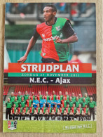 Programme NEC Nijmegen - Ajax - 27.11.2011 - KNVB Eredivisie - Holland - Programm - Football - Libros