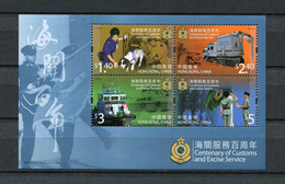 Hong Kong - Block Nr. 201 - "100 Jahre Zoll- Und Verbrauchssteuerbehörde" ** / MNH (aus Dem Jahr 2009) - Blocs-feuillets