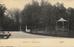 4894 41 Assen, Asserbosch 1908 Met Grootrondstempel Zwolle-Groningen, Aankomststempel LBPK 0712 Groningen 7 - Assen
